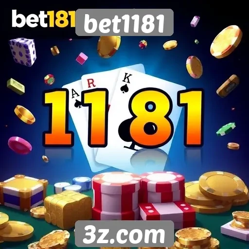 Bet1181 oferece diversidade em jogos de cassino